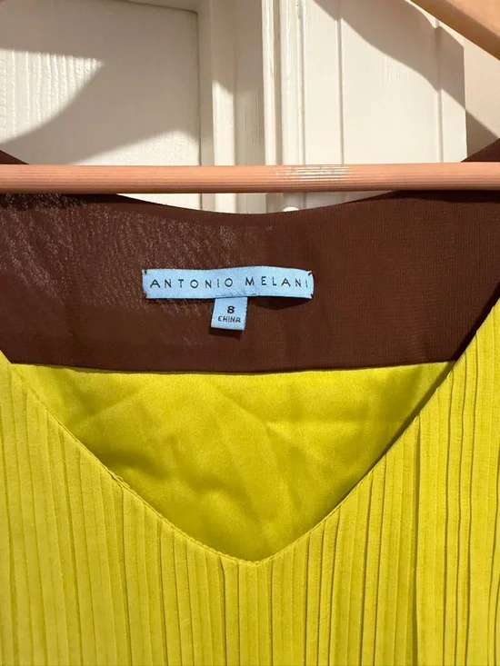 Antonio Melani Women's Sleeveless Golden Rule Birdie Colorblock Dress - Picture 4 of 7